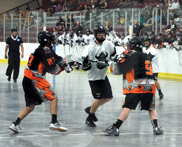 The Orangeville Junior B Northmen host the Owen Sound North Stars at the Alder Street arena in Orangeville on Monday, June 19. The Northmen won this game 13-6 and claimed the Division title. OJBLL teams will now prepare to head into the playoffs.