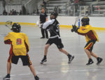 The Orangeville Northmen Bantam team take on the Napanee Knights at Tony Rose arena during competition at the Barry Burman Summer Shootout on Saturday, June 24. The Northmen came out on top in this game with a 9-5 win over the Knights.