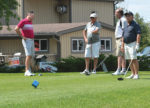 The links were full at the Shelburne Golf and Country Club in Shelburne during the Pro Am Flame of Hope Charity Golf Tournament on Tuesday, August 1. Each foursome had a professional golfer from the Great Lakes Tournament. Funds raised are used to send kids from Dufferin Country to one of three D-Camps run by the Canadian Diabetes Association.